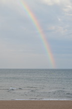 rainbow over the ocean 