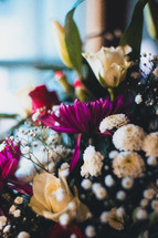 Beautiful bouquet of flowers, flower arrangement gift