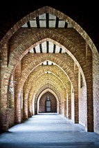 arched hallway 