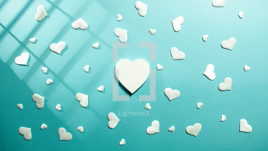 White Heart For Valentine's Day