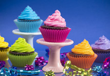 rainbow cupcake 