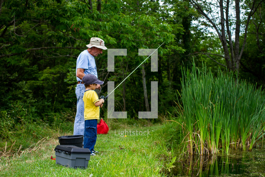 fishing with grandpa 