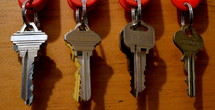 keys on key chains 