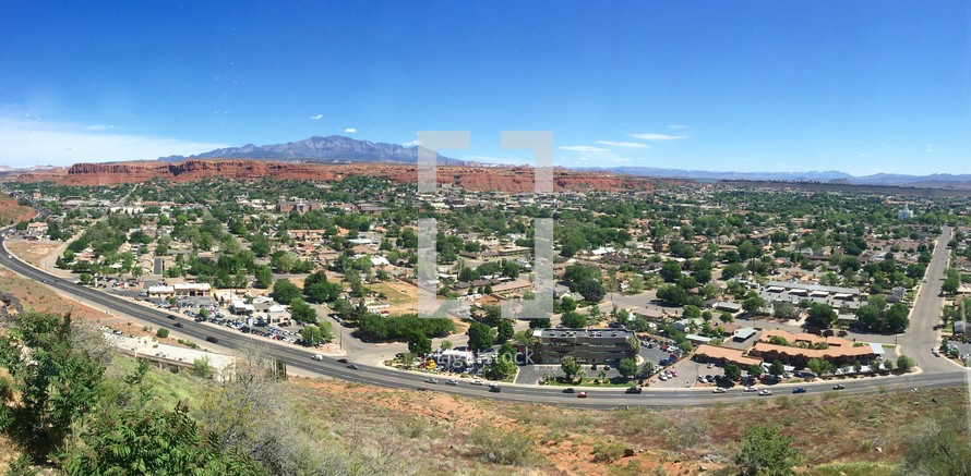 view of St. George, Utah 