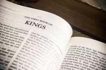 The book of first Kings 