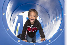 kid on a playground 