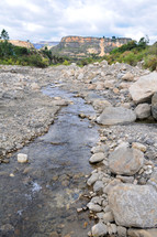 Rocky river bed 