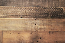 Reclaimed timber background - floor 