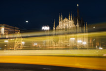 Cathedral in Milan at christmas