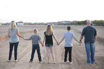 family holding hands 