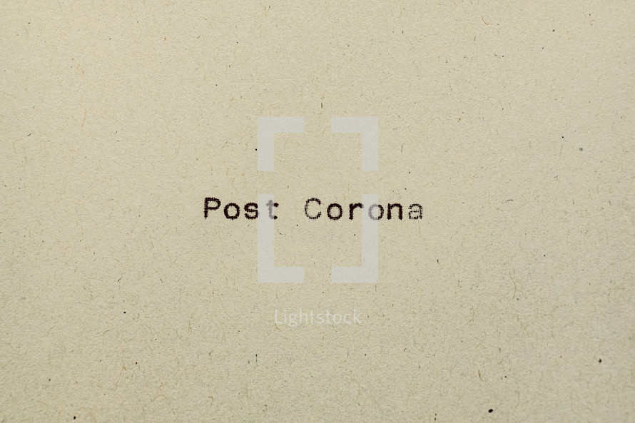 Post Corona 