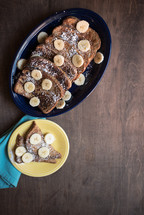 french toast with bananas 