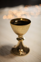 chalice of wine at eucharist 