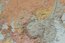 map of Asia 
