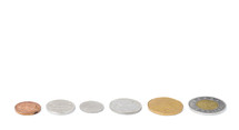 row of coins 