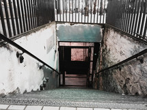 old subway tunnel stairs 