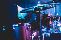 drummer and drum set 