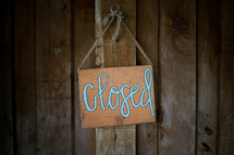 closed sign 