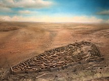 walls around desert community 