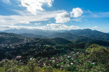 Arial view from Petropolis, Rio de Janeiro, Brazil.