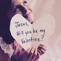 Jesus, will you be my Valentine? 