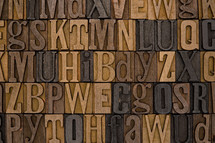wood stamps background 