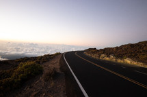 highway on Mauna Kea 
