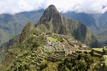 Machu Picchu abandoned Incan city