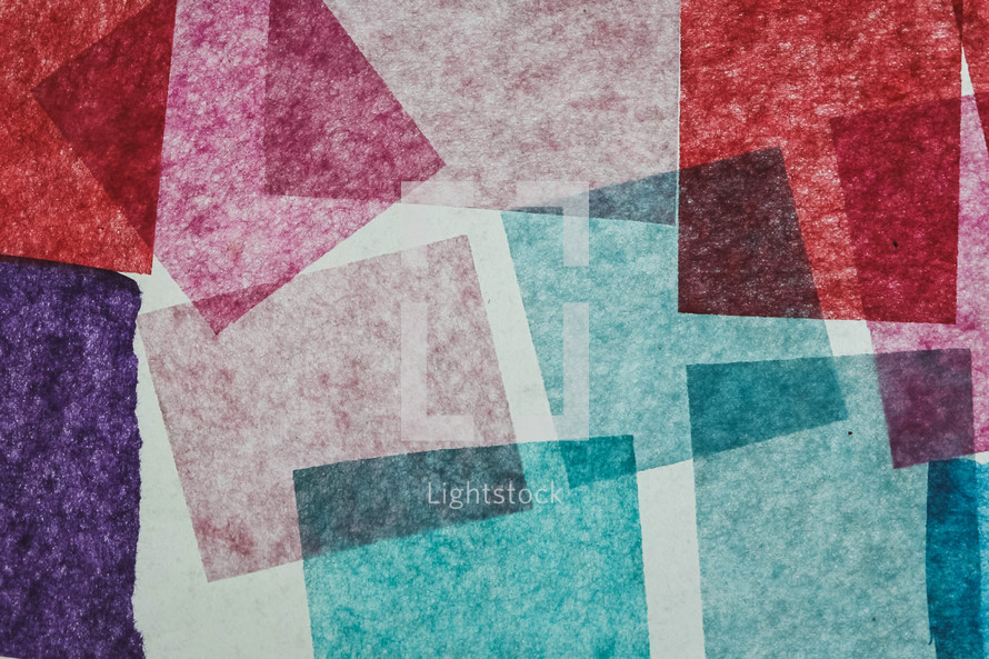 colored tissue paper abstract background 