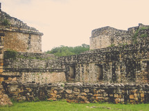 stone walls and ruins 