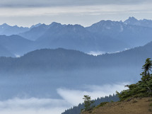 Misty mountains