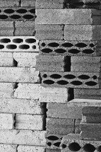 stacked concrete blocks 