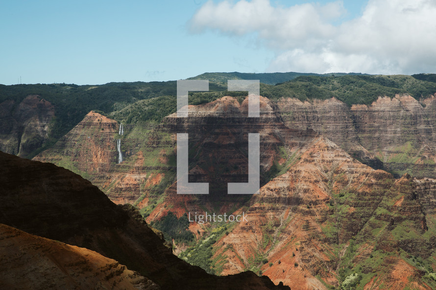 landscape of Waimea Canyon, Hawaii