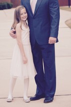 father and daughter ready for Daddy Daughter dance