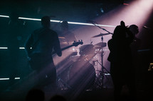 Worship band silhouette