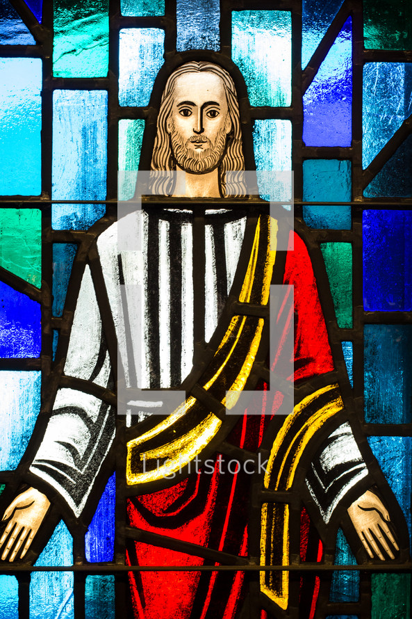 Jesus Stained Glass Window
