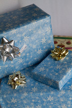 wrapped Christmas presents 