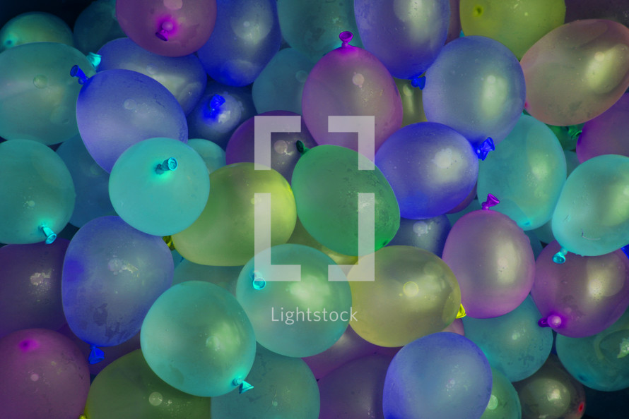 Balloons at a party 