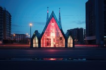 Futuristic prospective Urban Church