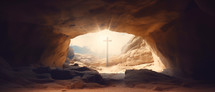 Cross in the cave