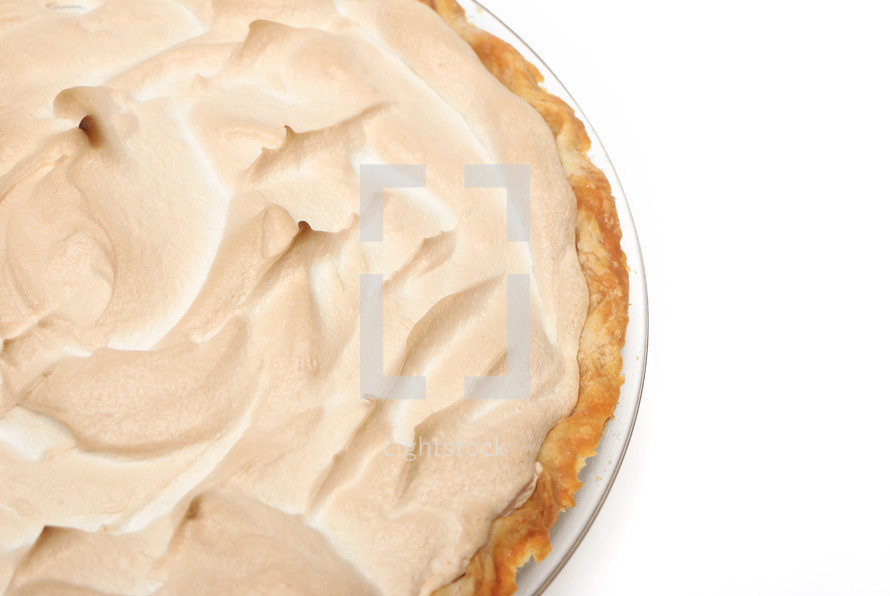 meringue on a pie 