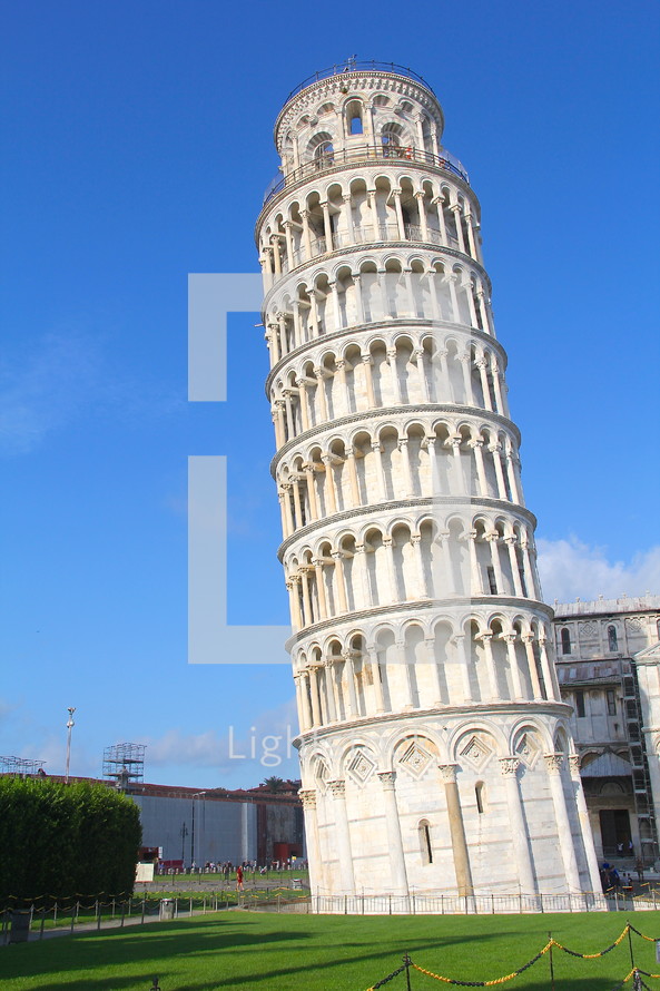 The Leaning tower of Pisa 
