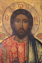 Painting of Jesus Christ in an Orthodox Church 