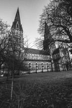 St. Mary's Cathedral at Edinburgh Scotland. January 1 2024