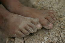 dirty feet 