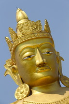 gold Buddha face