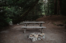 empty camping spot