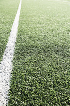 lines on a sports field 