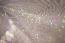 shimmering iridescent fabric
