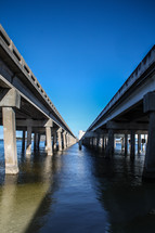 water under a bridge 